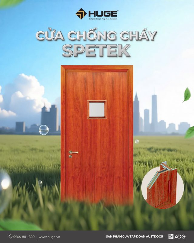 Cửa chống cháy Spetek - Cửa gỗ Huge - Austdoorhome
