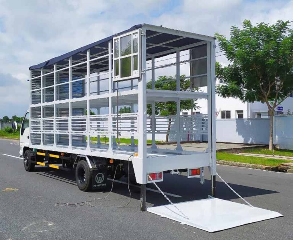 Thùng xe tải nhôm và thùng xe tải inox