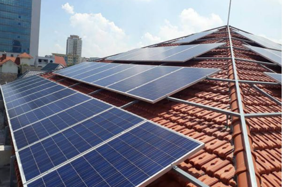 Khung giá đỡ tấm pin năng lượng mặt trời