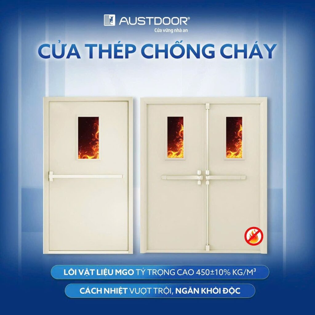 Cửa thép chống cháy Austdoor